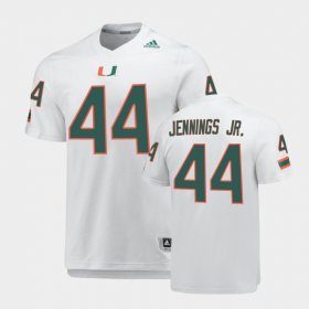 #44 Bradley Jennings Jr. Replica Miami AEROREADY Mens White Jersey 201306-703