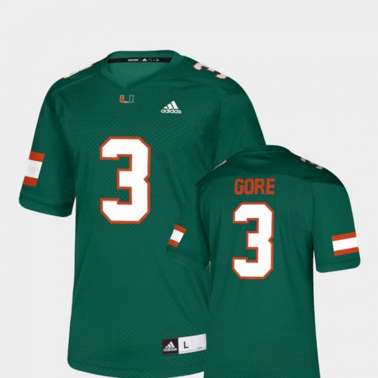 #3 Frank Gore NFLPA Alumni Chase Miami Replica Men Green Jersey 363062-957