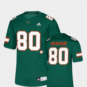 #80 Jimmy Graham NFLPA Alumni Chase Miami Hurricanes Replica Mens Green Jersey 916158-144 #80 Jimmy Graham NFLPA Alumni Chase Miami Hurricanes Replica Mens Green Jersey 916158-144