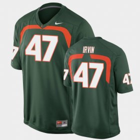 #47 Michael Irvin Game Miami College Football Men Green Jersey 193854-973