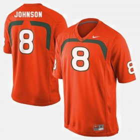 #8 Duke Johnson College Football Miami Youth Orange Jersey 338588-639