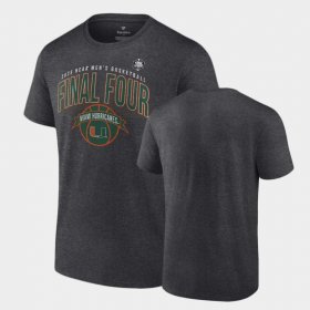 March Madness Hurricanes Final Four Retro Men's Charcoal T-Shirt 811378-749 March Madness Hurricanes Final Four Retro Men's Charcoal T-Shirt 811378-749