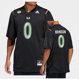 #0 Romello Brinson Premier Strategy Miami Men's Black Jersey 129185-498 #0 Romello Brinson Premier Strategy Miami Men's Black Jersey 129185-498