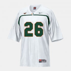 #26 Sean Taylor College Football Miami Youth White Jersey 515406-399