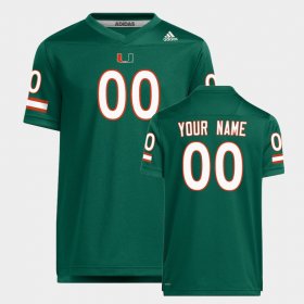 #00 Custom Replica Miami Youth Green Jersey 200179-215 #00 Custom Replica Miami Youth Green Jersey 200179-215